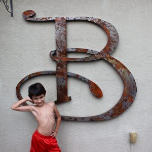 B